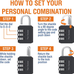 Padlock with 3 Digit Combination