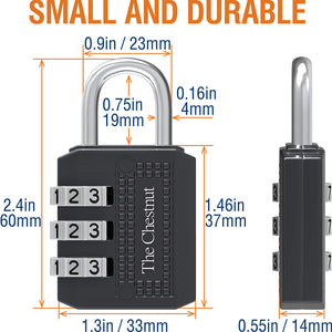 Padlock with 3 Digit Combination